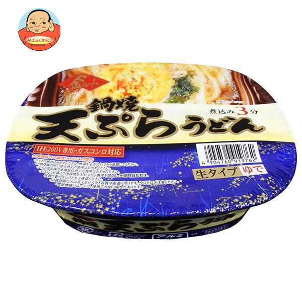 徳島製粉 金ちゃん 鍋焼 天ぷらうどん 217g×12個入｜ 送料別