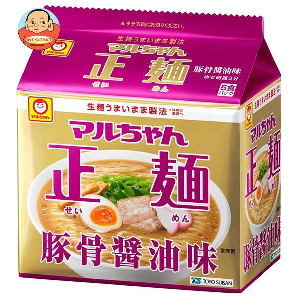 東洋水産 マルちゃん正麺 豚骨醤油味 (101g×5食)×6個入
