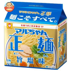 マルちゃん正麺 袋めん 5食パック 醤油／味噌／旨塩 3種各2袋セット