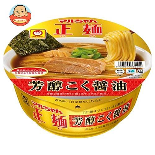 東洋水産 マルちゃん正麺 カップ 芳醇こく醤油 119g×12個入