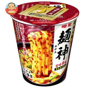 明星食品 麺神カップ 宮崎辛麺 濃香激辛醤油 94g×12個入