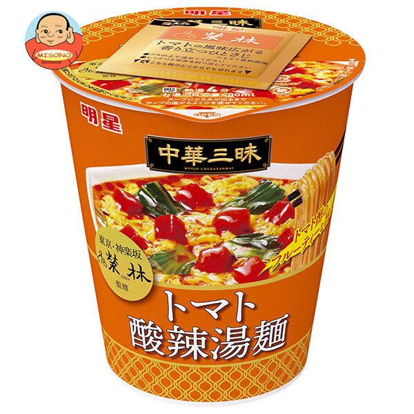 明星食品 中華三昧タテ型ビッグ 榮林 トマト酸辣湯麺 98g×12個入｜ 送料別