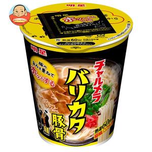 明星食品 チャルメラカップ バリカタ豚骨 66g×12個入