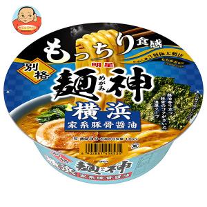明星 別格麺神 横浜家系豚骨醤油 ( 12個入 )/ 麺神 : 爽快