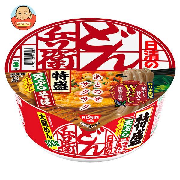 日清食品 日清のどん兵衛 特盛天ぷらそば [西] 142g×12個入｜ 送料別
