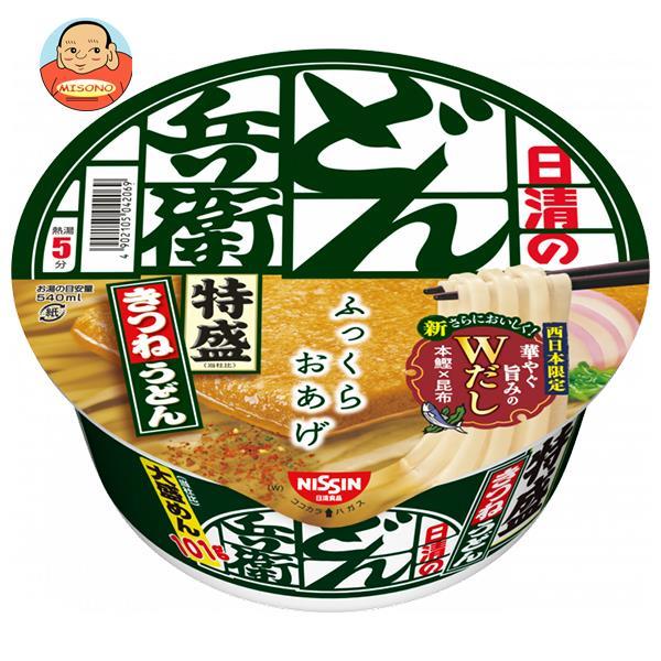 日清食品 日清のどん兵衛 特盛きつねうどん[西] 130g×12個入｜ 送料別