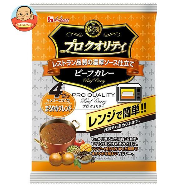 ハウス食品 プロ クオリティ ビーフカレー 4袋入り まろやかブレンド 680g(170g×4袋)×...