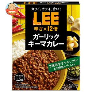 江崎グリコ LEE ガーリックキーマカレー 辛さ×12倍 150g×10袋入｜ 送料別