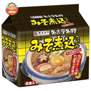寿がきや みそ煮込うどん 5食パック 460g×6袋入