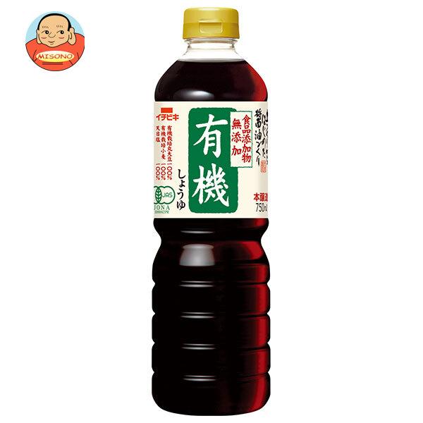 イチビキ 無添加有機しょうゆ 750mlペットボトル×8本入｜ 送料別