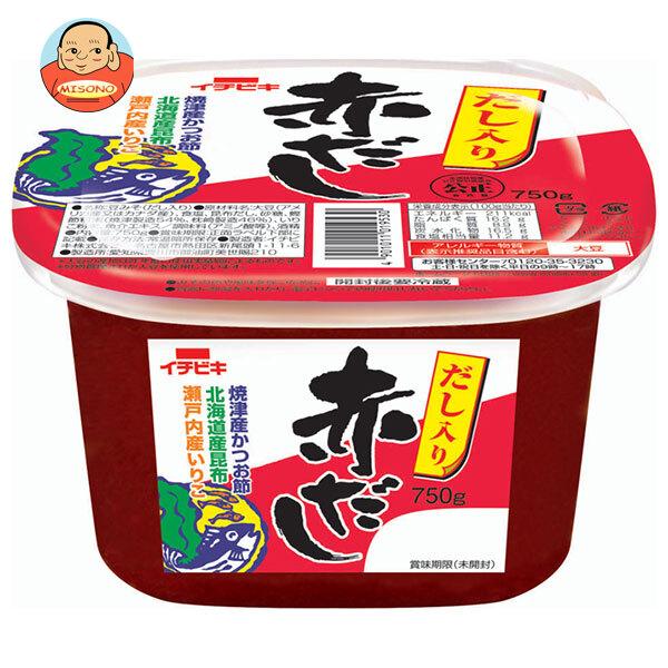 イチビキ だし入り 赤だし 750g×8個入｜ 送料別
