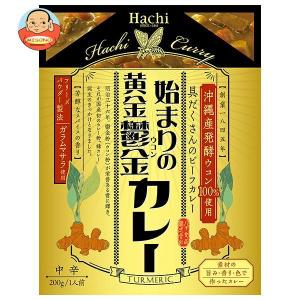 ハチ食品 始まりの黄金鬱金カレー 中辛 200g×20個入