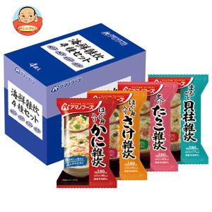 アマノフーズ フリーズドライ 海鮮雑炊 4種セット 4食×3箱入｜misono-support