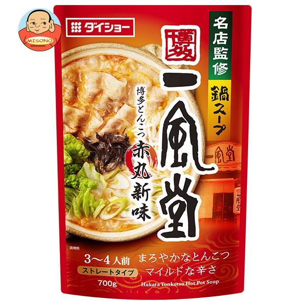 ダイショー 名店監修鍋スープ 一風堂 博多とんこつ赤丸新味 700g×10袋入