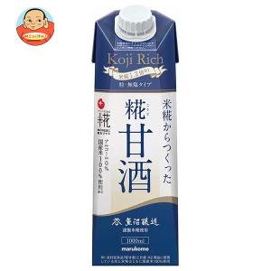 マルコメ プラス糀 糀甘酒LL糀リッチ粒 1000ml紙パック×6本入 甘酒の商品画像