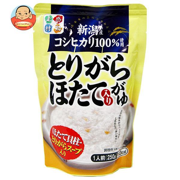 ヒカリ食品 こしひかり とりがら帆立がゆ 250gパウチ×24個入