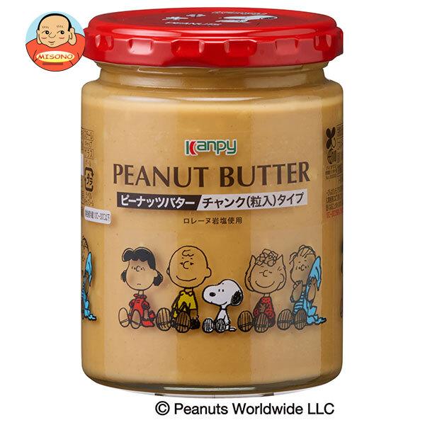 カンピー ピーナッツバター チャンクタイプ(ロレーヌ岩塩使用) 210g瓶×6個入｜ 送料別