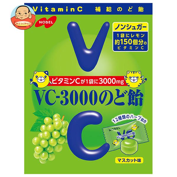 ノーベル製菓 VC-3000のど飴 マスカット 90g×6袋入