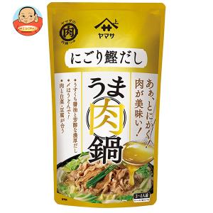 ヤマサ醤油 うま肉鍋つゆ にごり鰹だし 750gパウチ×12袋入