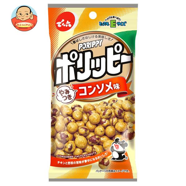 でん六 Eサイズ ポリッピー やみつきコンソメ味 40g×10袋入｜ 送料別