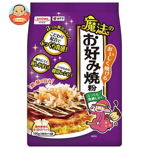 昭和産業 (SHOWA) おいしく焼ける魔法のお好み焼粉 400g(100g×4袋)×6袋入