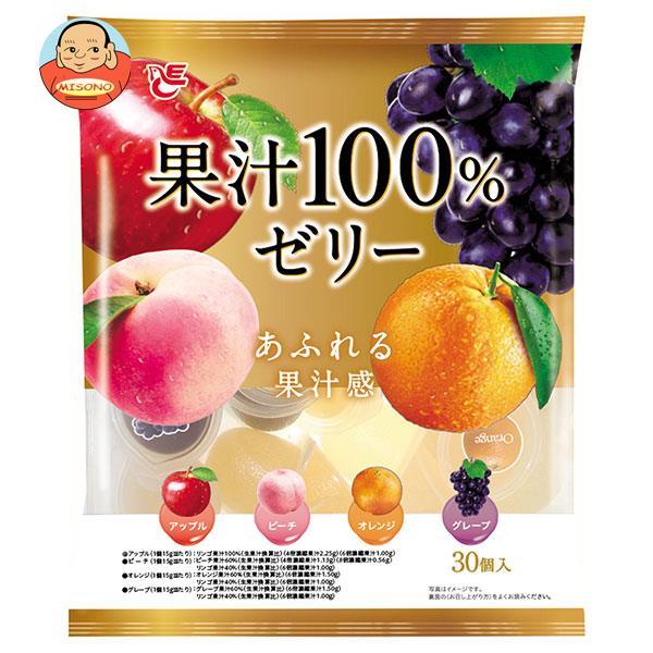 【送料無料・メーカー/問屋直送品・代引不可】エースベーカリー 果汁100％ゼリー 30個×12袋入