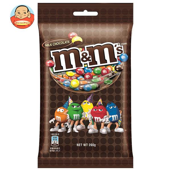 マースジャパン M&amp;M’S(エム&amp;エムズ) ペグパックミルク 200g×12袋入｜ 送料別