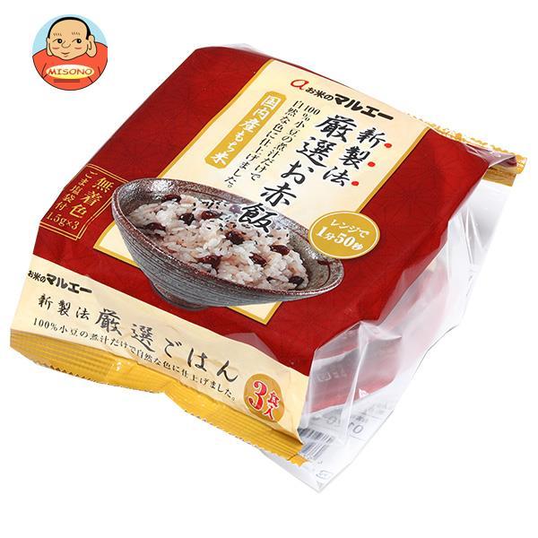 マルエー食糧 新製法 厳選お赤飯 (160g×3)×12個入｜ 送料別