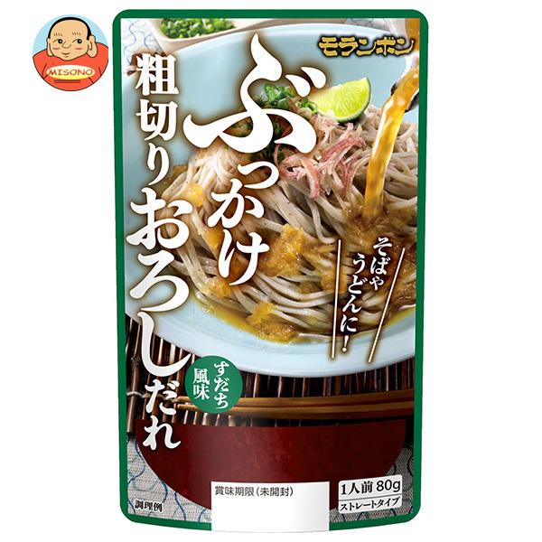 モランボン ぶっかけ 粗切りおろしだれ 80g×10袋入｜ 送料別