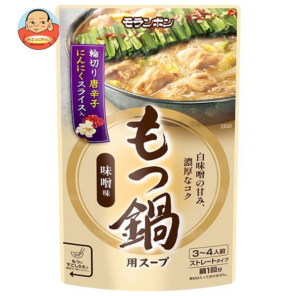 モランボン もつ鍋用スープ みそ味 750g×10袋入