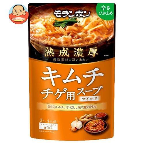 モランボン 熟成濃厚 キムチチゲ用スープ マイルド 750g×10袋入