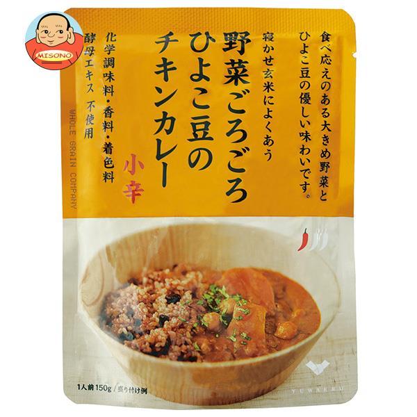 結わえる 野菜ごろごろひよこ豆のチキンカレー 150g×10袋入