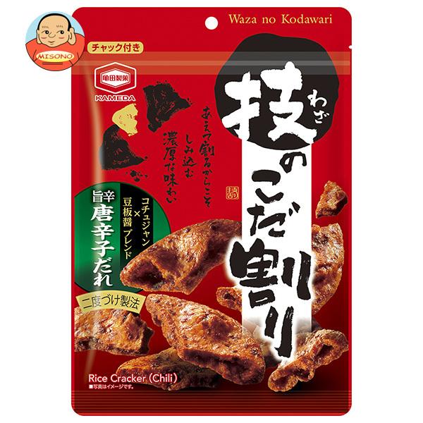 亀田製菓 技のこだ割り 旨辛唐辛子 100g×6袋入｜ 送料別