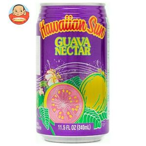 ハワイアンサン グアバネクター 340ml 缶 24本入 : いわゆるソフト