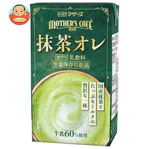 らくのうマザーズ 抹茶オレ 250ml 紙パック 24本入 乳飲料 常温保存