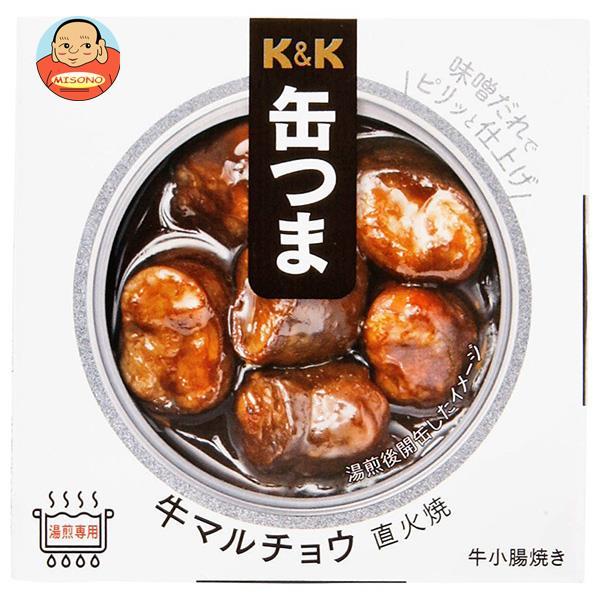 【送料無料・メーカー/問屋直送品・代引不可】国分 K&amp;K 缶つまホルモン 牛マルチョウ 直火焼 50...