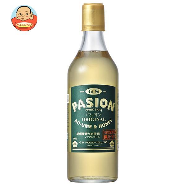 ジーエスフード GS パシオン 青うめ＆ハニー 500ml瓶×12本入｜ 送料別