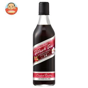 ジーエスフード GS ブラックティー ローズヒップ&ハイビスカス 500ml瓶×12本入