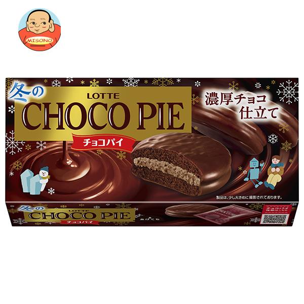 ロッテ 冬のチョコパイ 6個×5箱入｜ 送料別