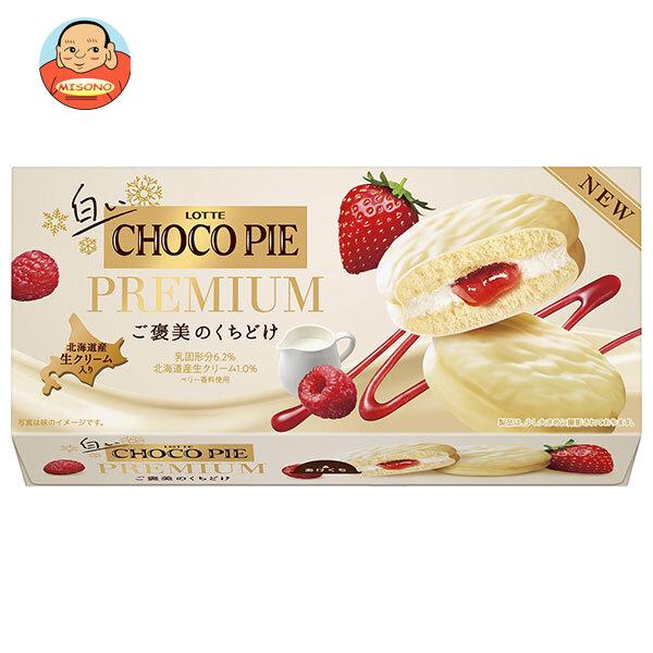 ロッテ 白いチョコパイプレミアム 6個×5箱入｜ 送料別