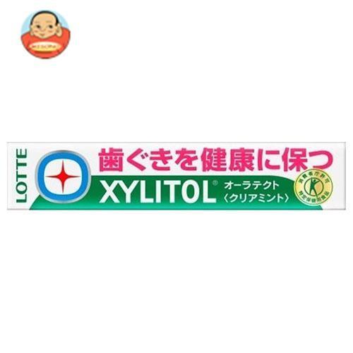 ロッテ キシリトール オーラテクトガム クリアミント 【特定保健用食品 特保】 21g（14粒）×2...