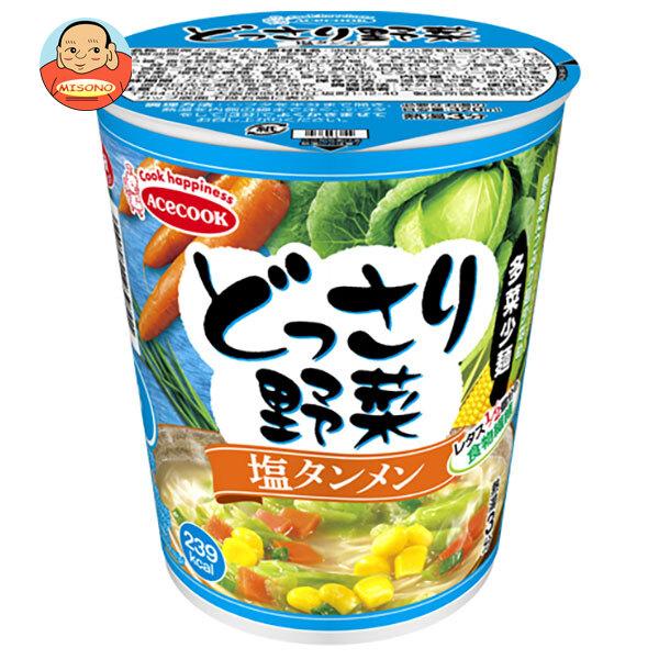 エースコック どっさり野菜 塩タンメン 57g×12個入｜ 送料別