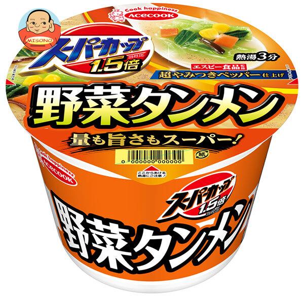 エースコック スーパーカップ1.5倍 野菜タンメン 107g×12個入｜ 送料別