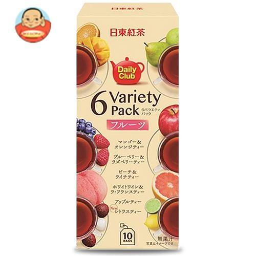 三井農林 日東紅茶 デイリークラブ 6バラエティパック フルーツ (2.2g×4袋、2g×6袋)×7...