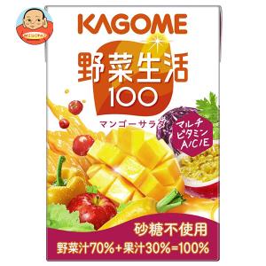 カゴメ 野菜生活100 マンゴーサラダ 100ml紙パック×36本入