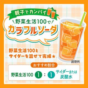 カゴメ 野菜生活100 しらぬい&オレ...の詳細画像4