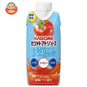 カゴメ カゴメ トマトジュース Refresh (リフレッシュ) 330ml紙パック×12本入｜ 送料別