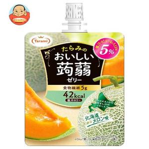 たらみ おいしい蒟蒻ゼリー 北海道メロン味 150gパウチ×30本入｜misono-support