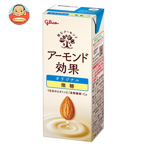 グリコ乳業 アーモンド効果 オリジナル 微糖 200ml紙パック×24本入｜ 送料別