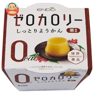 遠藤製餡 Eゼロカロリーしっとりようかん 栗風味 90g×24個入